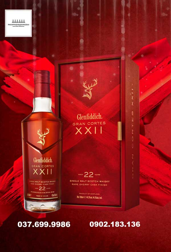 Rượu Glenfiddich 22 Years Old Gran Cortes