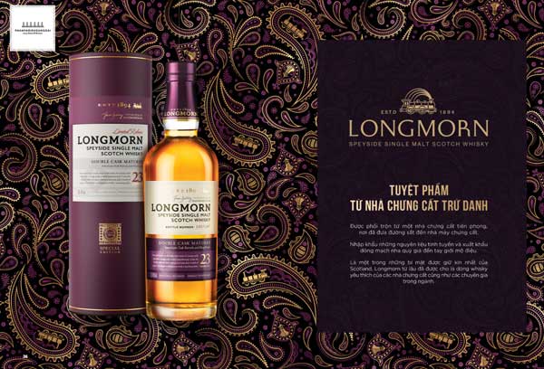 Rượu Longmorn 23 YO là tuyệt phẩm từ nhà trưng cất