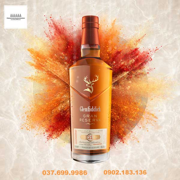 Rượu Glenfiddich 21 Years Old Gran Reserva Rượu Glenfiddich 21 Yo mang theo di sản của bậc thầy hầm rượu