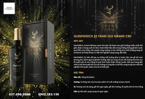 Rượu Glenfiddich 23 Years Old Gran Cru