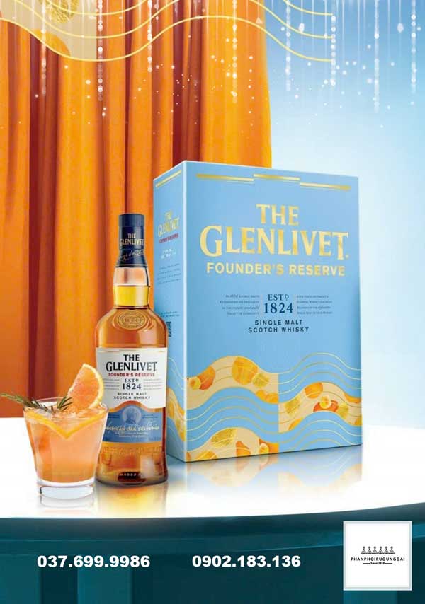 Rượu The Glenlivet Founder's Reserve hộp quà tết 2024
