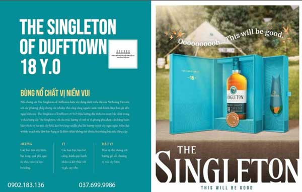 Rượu The Singleton 18 hộp quà tết 2024