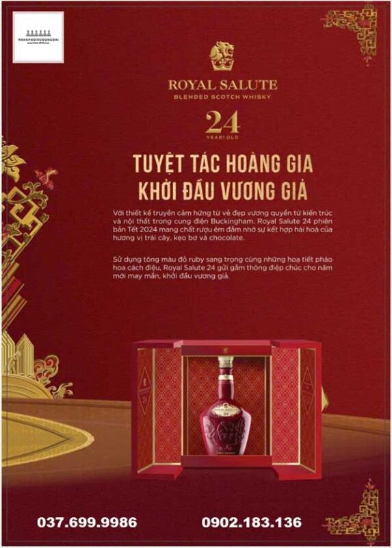 Chivas 24 hộp quà tết 2024 tuyệt tác hoàng gia khởi đầu vương giả