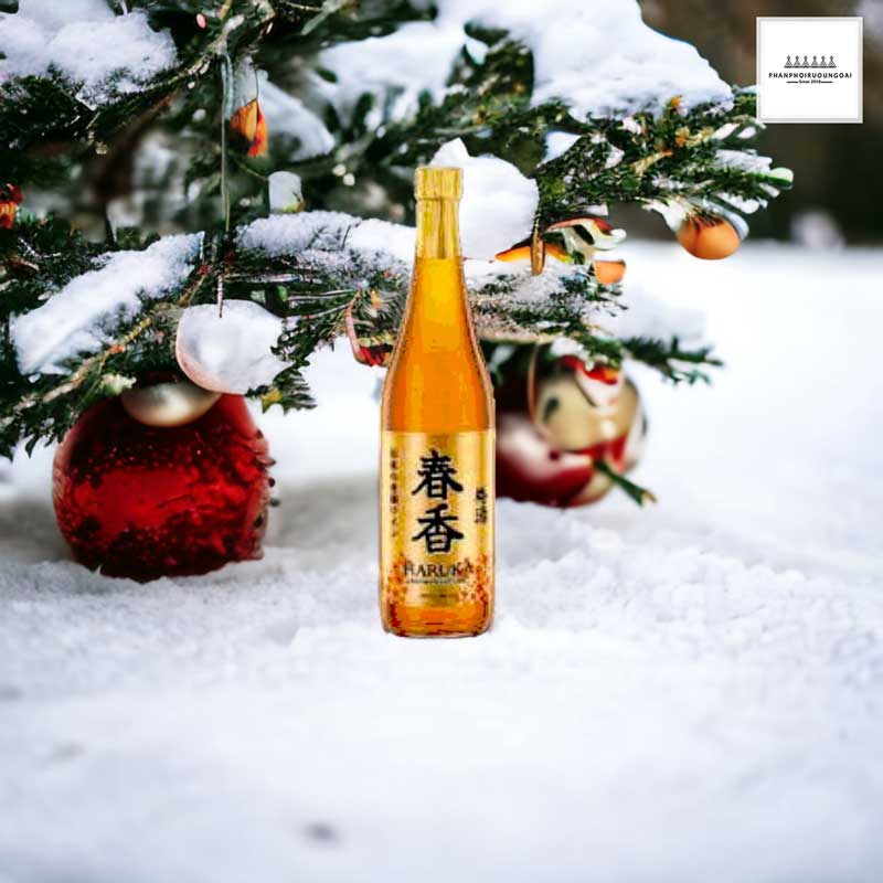 Rượu mơ nhật haruka vẩy vàng cho mùa giáng sinh 