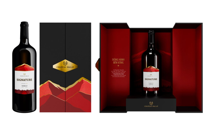 Bộ sản phẩm Chateau Dalat tết 2025