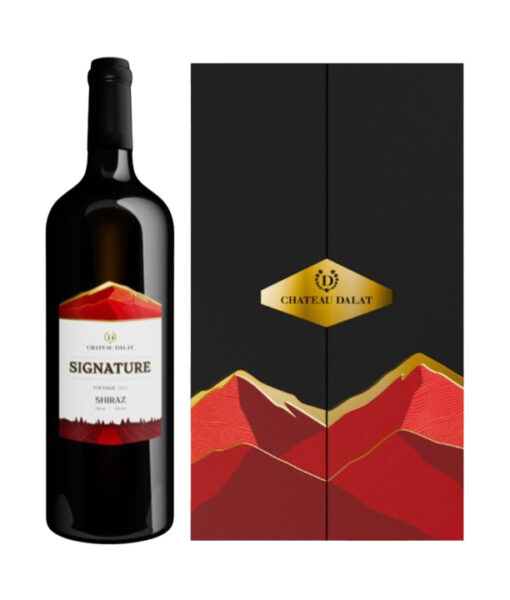 Chateau Dalat Signature Shiraz hộp quà tết 2025 Chateau Dalat Signature Shiraz hộp quà tết 2025