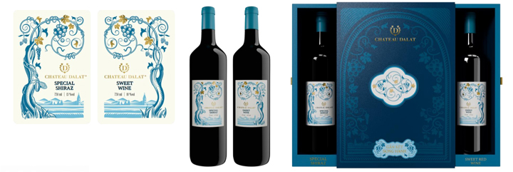 Set hộp quà Chateau Dalat Special gắn kết song hành tết 2025