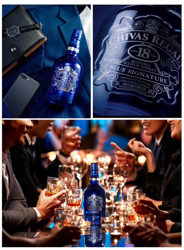 Chivas 18 blue signature