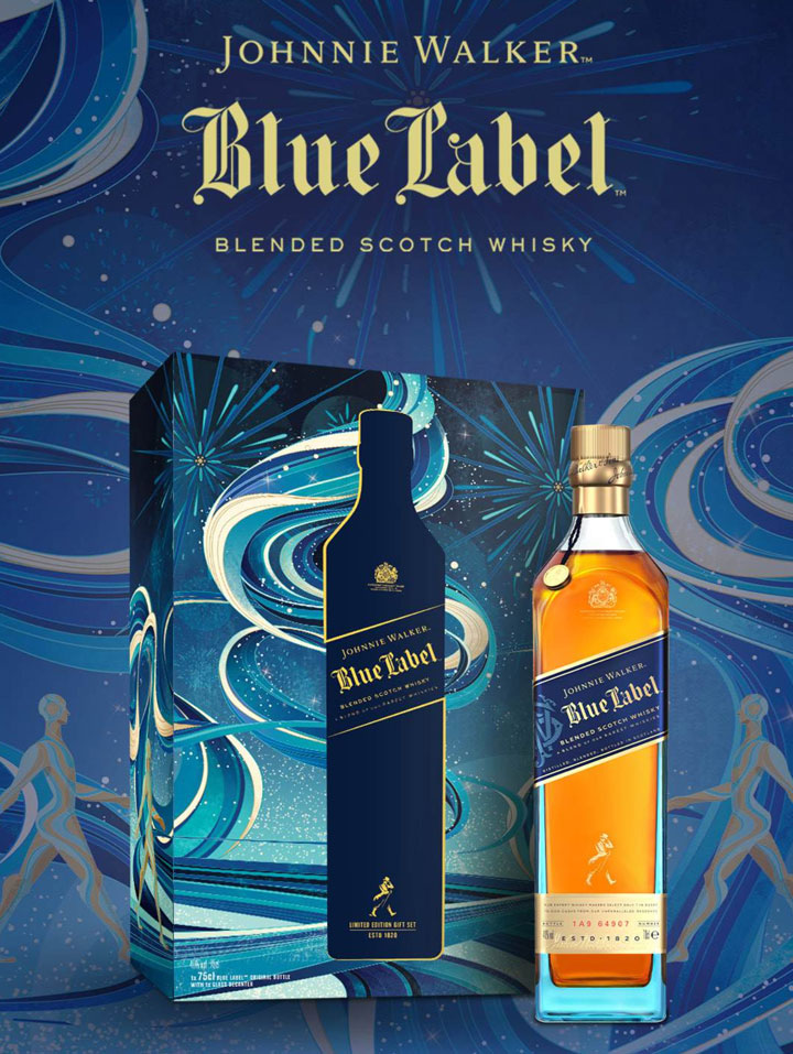Rượu Johnnie Walker Blue Label tết 2025