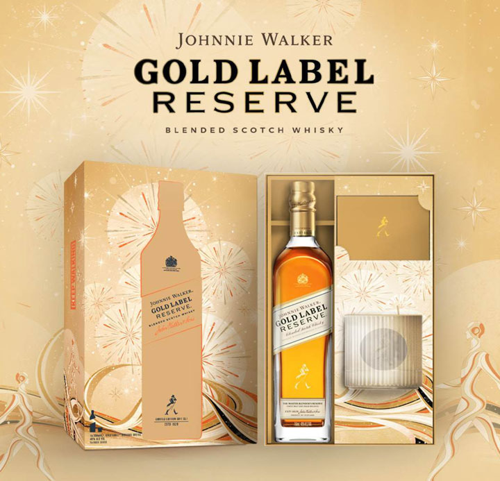 Johnnie Walker Gold Label hộp quà tết 2025