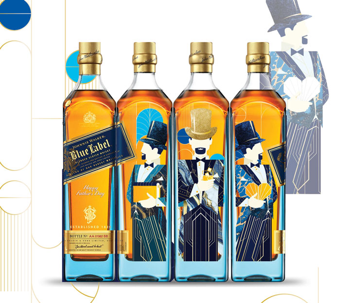 Johnnie Walker Blue Label lời chúc tặng cha Johnnie Walker Blue Label lời chúc tặng cha