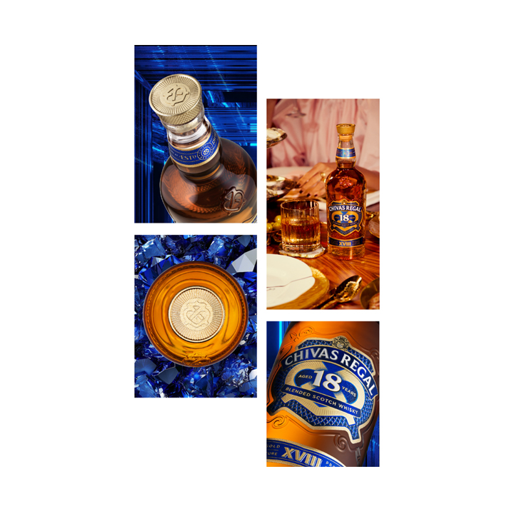 Kiểu dáng mới của chai Chivas 18 trong năm 2025