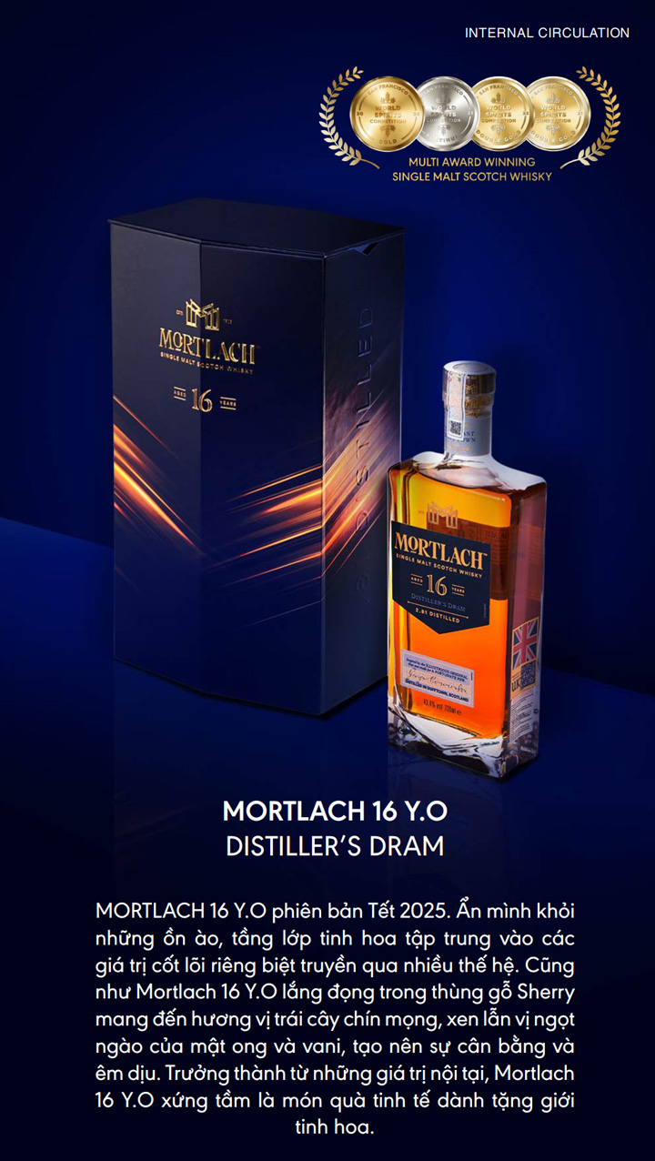 Rượu Mortlach 16 hộp quà tết 2025 Mortlach 16 hộp quà tết 2025