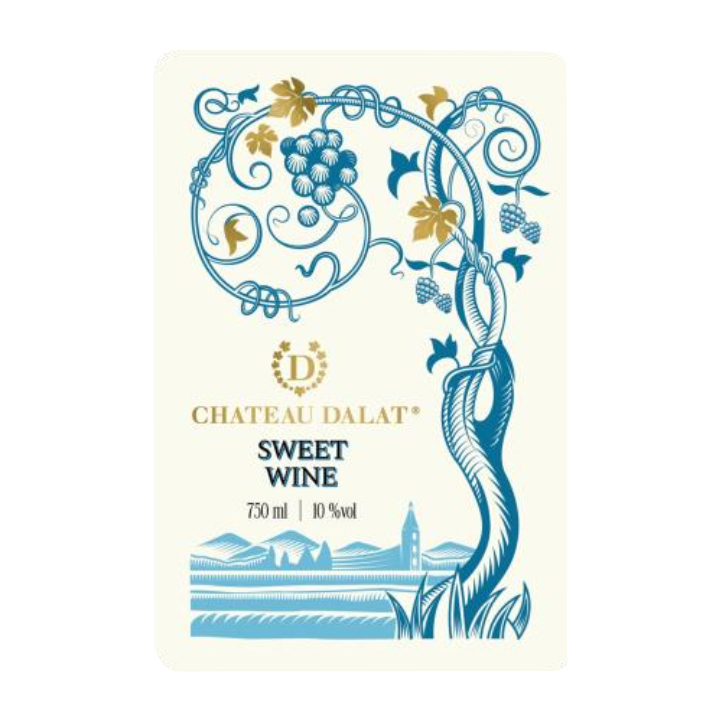 Nhãn chai Chateau Dalat Special Sweet Red Wine