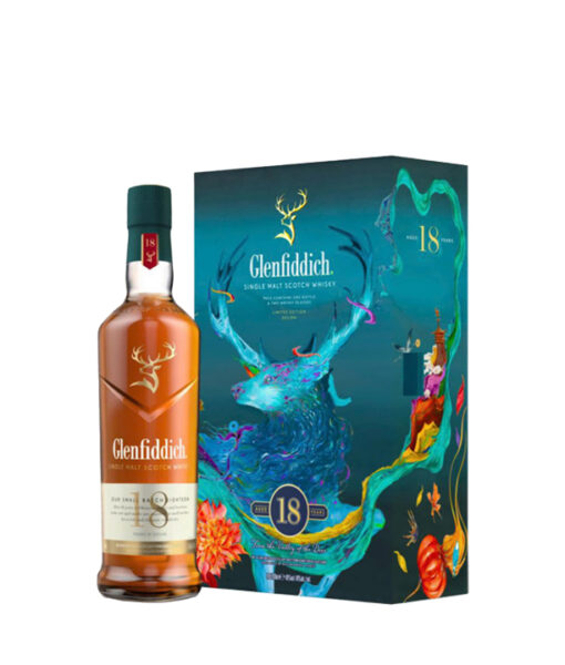 Rượu glenfiddich 18 hộp quà tết 2025 Rượu glenfiddich 18 hộp quà tết 2025