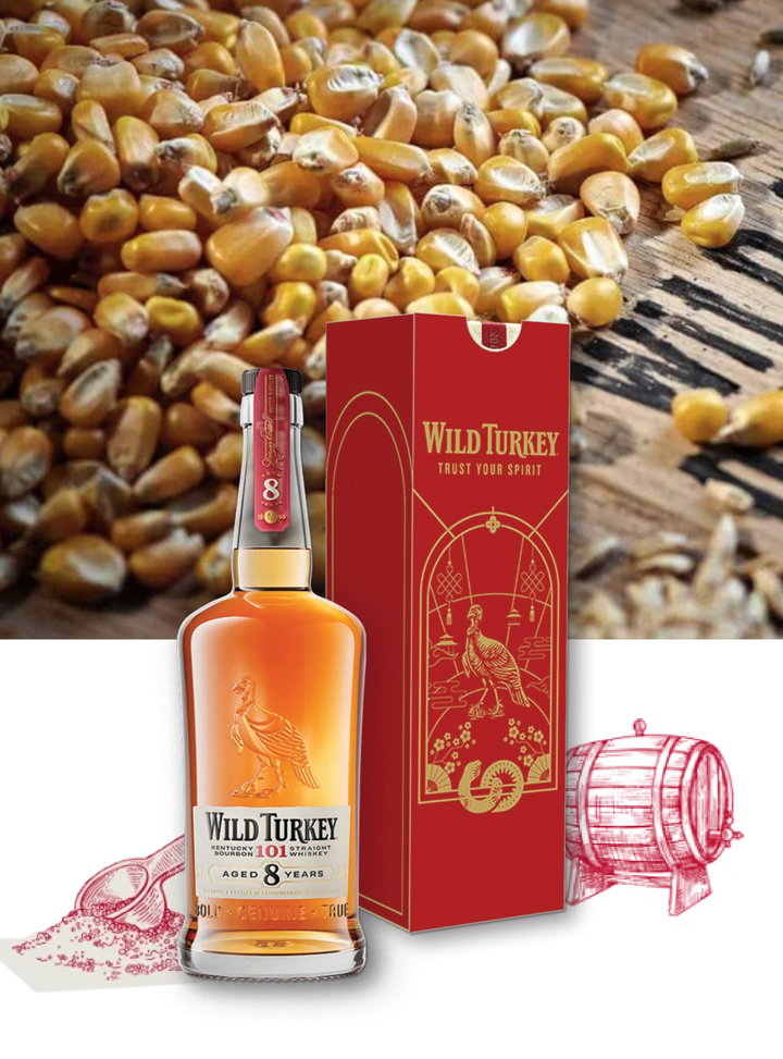 Wild Turkey 8 YO tết 2025 Rượu Wild Turkey 8 YO tết 2025