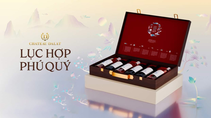 Set quà Chateau Dalat Lục hợp phú quý