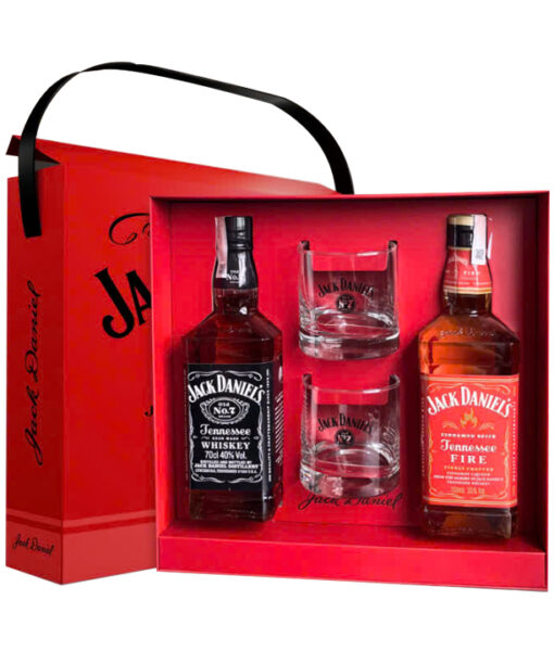 Hộp quà tết Jack Daniel's 2 chai Hộp quà tết Jack Daniel's 2 chai