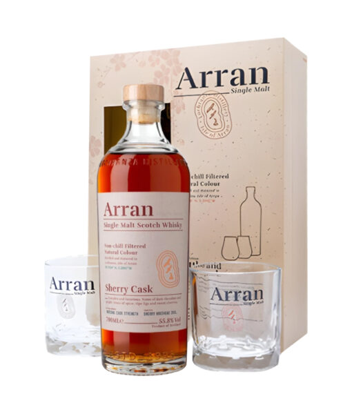 Rượu Arran Sherry Cask hộp quà tết 2025 Arran Sherry Cask tết 2025