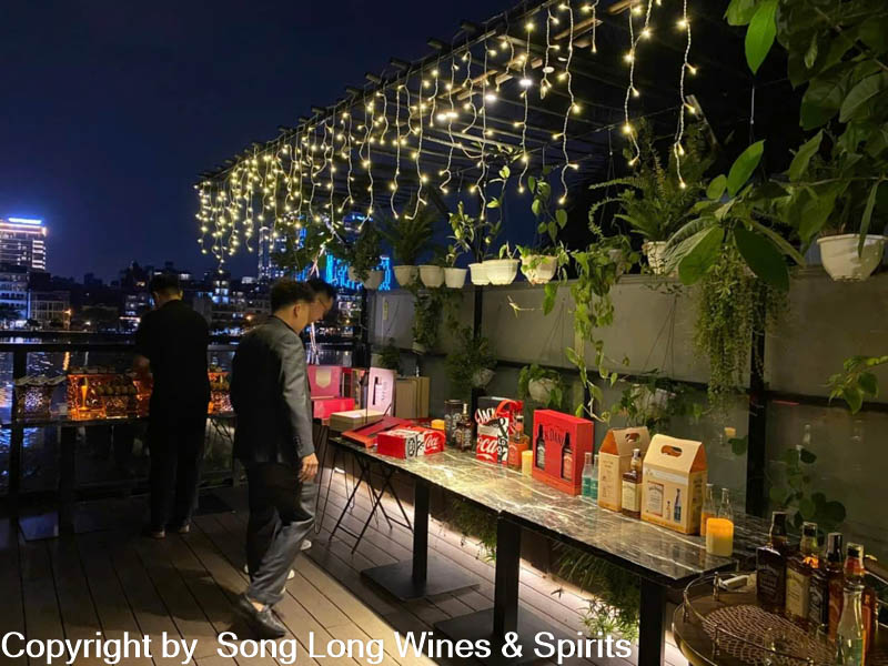 Gian hàng tết Jack Daniel's tết 2024