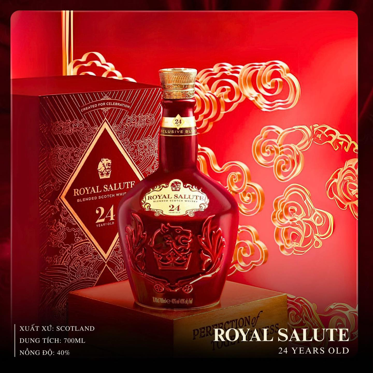 Rượu Chivas 24 kết hợp với HanoiA