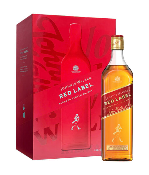 Rượu Johnnie Walker Red Label hộp quà tết 2026 Rượu Johnnie Walker Red Label hộp quà tết 2026