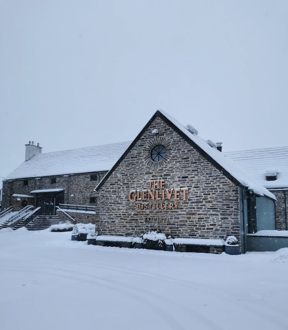 Nhà máy The Glenlivet mùa đông