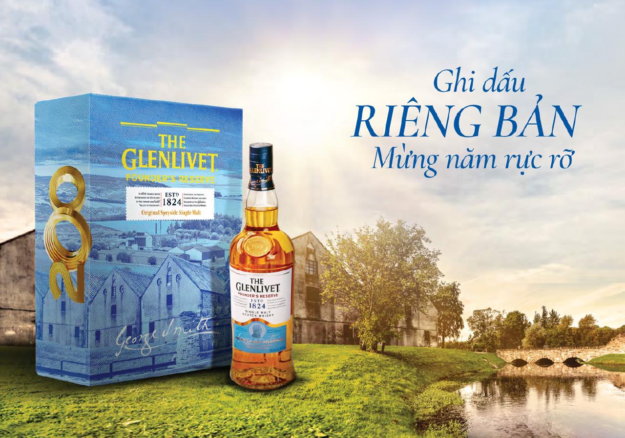 The Glenlivet Founder's Reserve hộp quà tết 2026