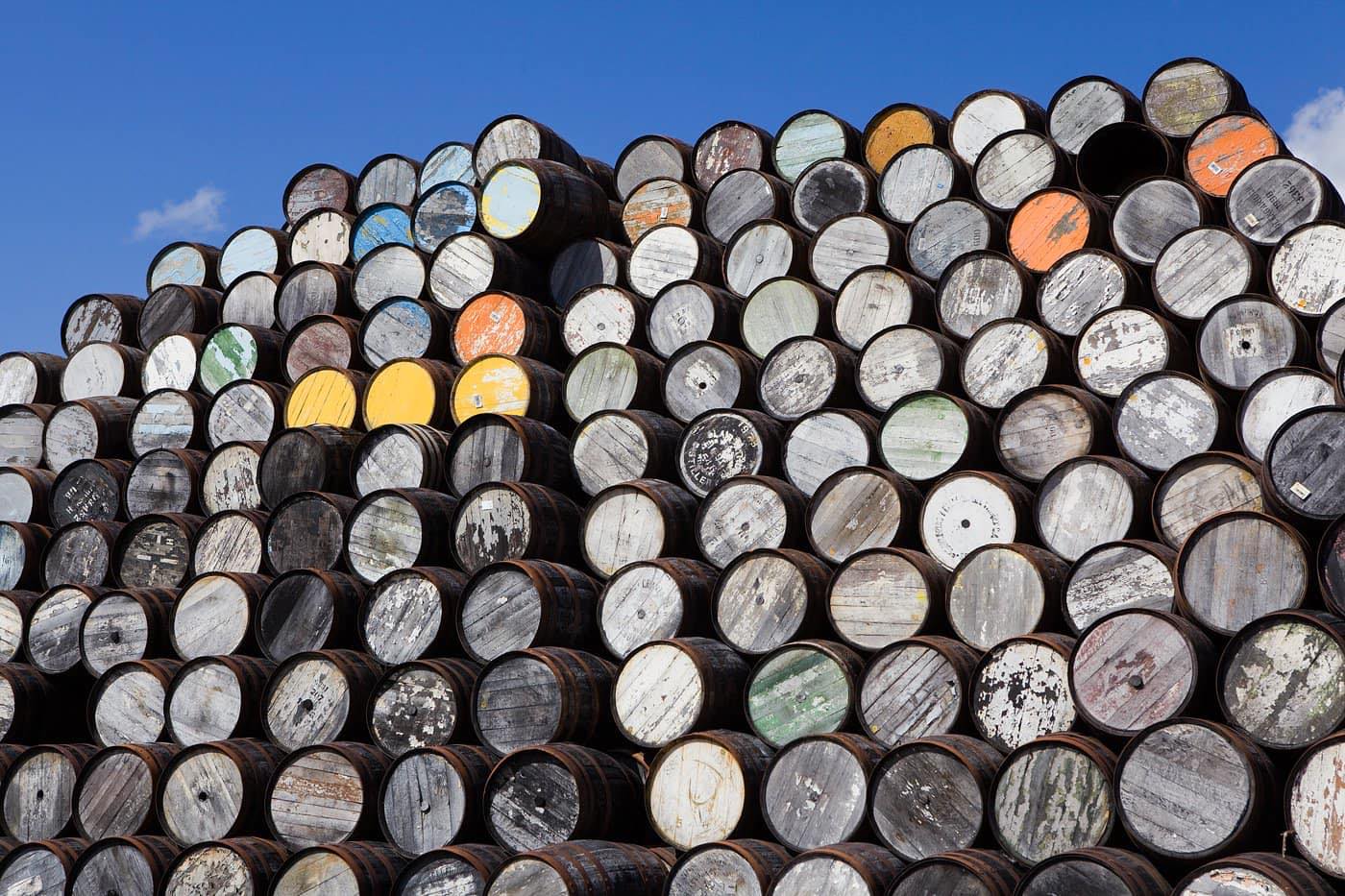 Thùng gỗ sồi dùng ủ rượu Aberlour