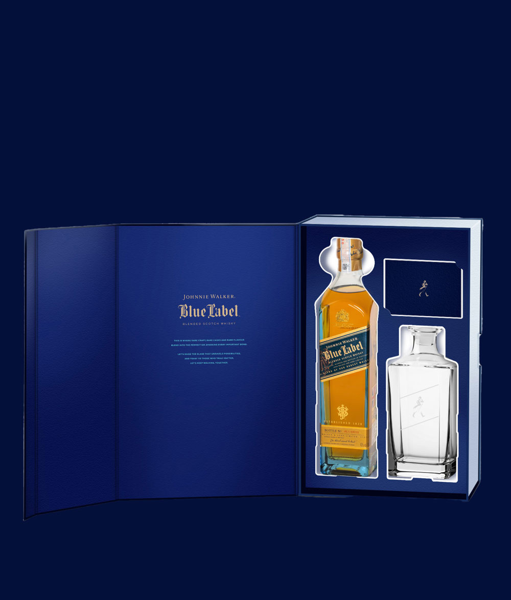 Rượu Johnnie Walker Blue Label hộp quà tết 2026
