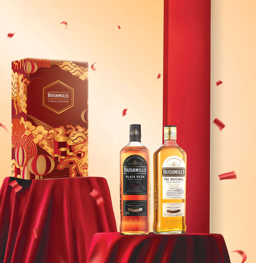 Bảng giá các loại rượu Bushmills cho tết 2026