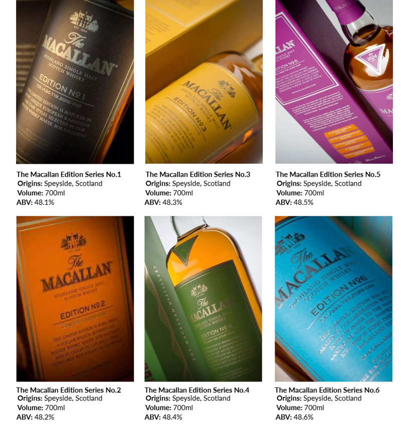 Thông tin bộ sản phẩm Macallan Edition Trunk Set tết 2026