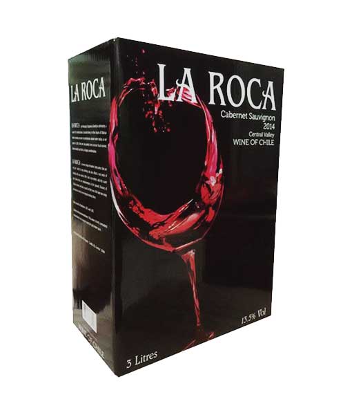 Rượu vang bịch Chile La Roca 3 lít , rượu vang bịch Chile giá rẻ