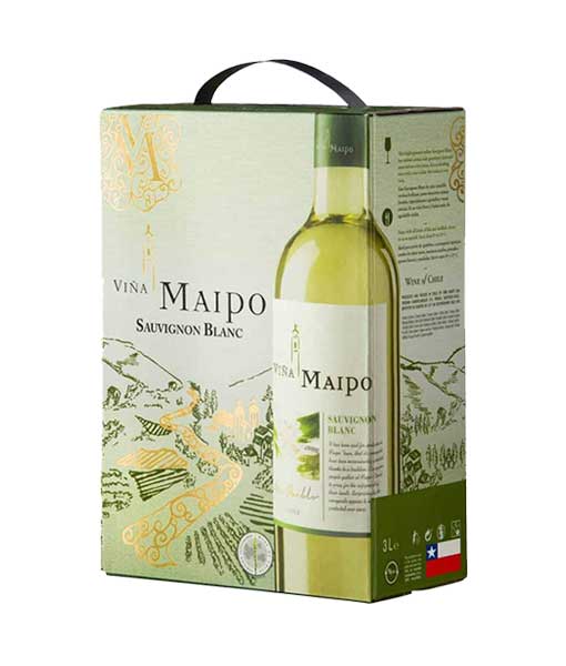 Rượu vang bịch Chile ngon Maipo 3 lít