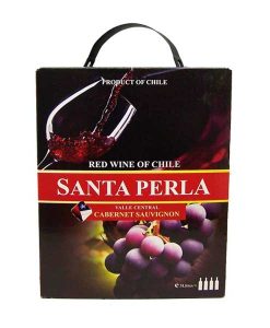 Rượu vang bịch Chile Santa Perla 3 lít