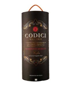 Rượu vang bịch Ý Codici 3 lít Primitivo Merlot