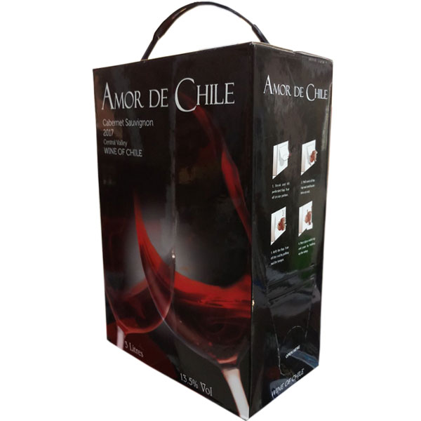 Vang Chile bịch 3 lít Amor de Chile
