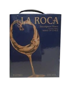Rượu vang bịch Chile La Roca Sauvignon Blanc 3 lít