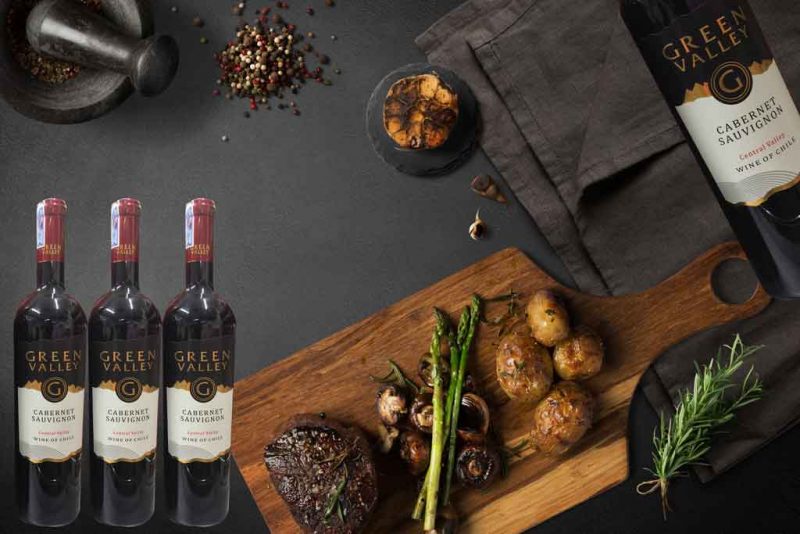 Rượu vang Chile Green Valley và món ăn ngon Rượu vang Chile Green Valley và món ăn ngon