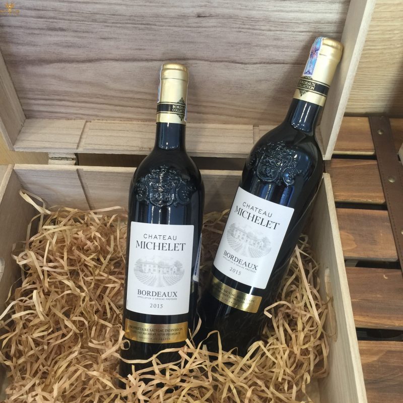 Rượu vang Pháp giá rẻ Chateau Michelet Bordeaux