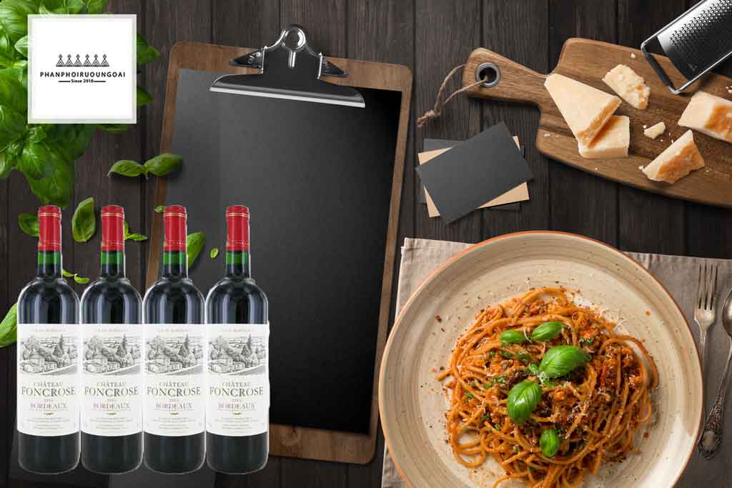 Rượu vang ngon đến từ Bordeaux - Pháp Rượu vang Pháp Chateau Foncrose đến từ Bordeaux