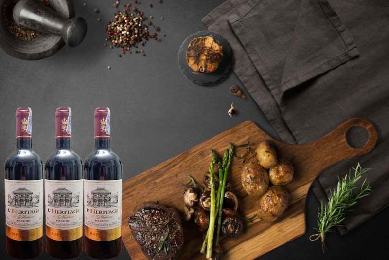 Rượu vang Heritage - Rượu vang pháp giá rẻ Rượu vang pháp giá rẻ L' Heritage