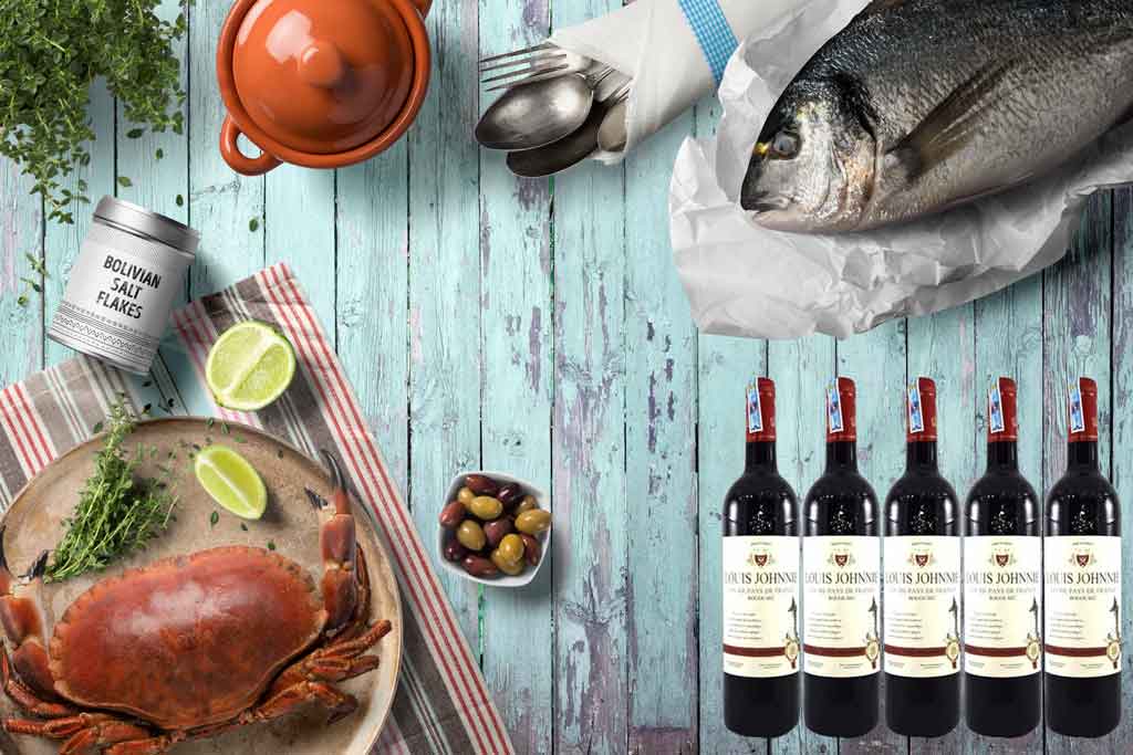 Rượu vang Pháp giá rẻ Louis Johnnie Rượu vang Pháp giá rẻ Louis Johnnie và món ăn ngon