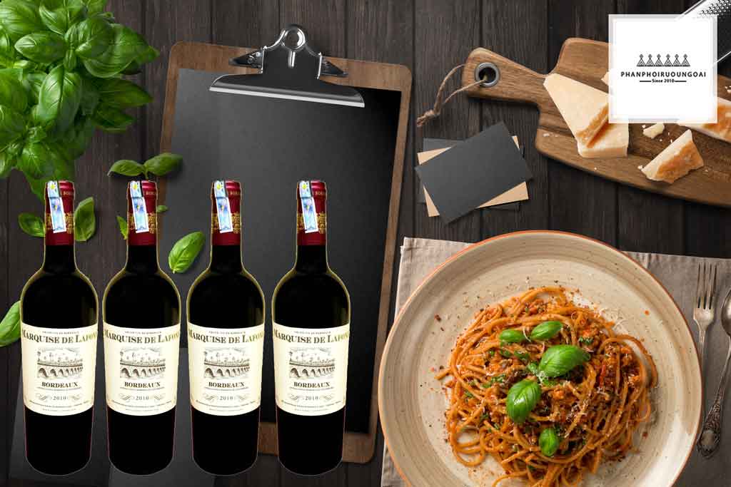 Rượu vang Bordeaux Rượu vang Pháp ngon từ Bordeaux Marquise de Lafond